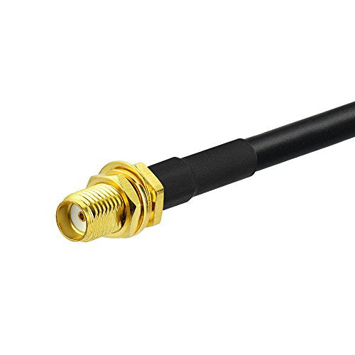 Ham Radio Antenna Adapter Cable - SMA Female to UHF SO239 Female, 3 Feet