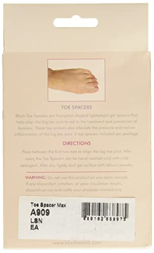 Toe Spacers for Ballet Shoes - Light Sand, One Size
