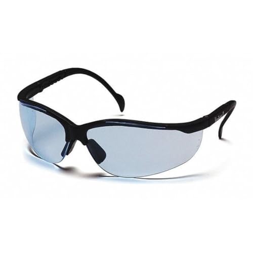 Safety Eyewear with Infinity Blue Lens & Black Frame - Anti-Fog