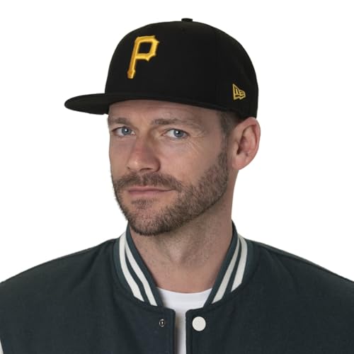 New Era NBA Pittsburgh Pirates 9Fifty Original Fit 2Tone Snapback Cap - Black, 7 1/8