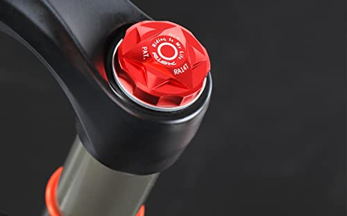 Bike Air Valve Top Cap Cover - CNC Machined, Black