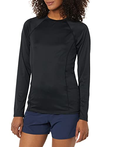 Women's Long Sleeve Rash Guard - X-Large / Washed Black