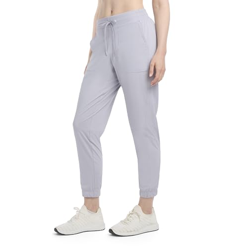 Jockey Women's Infinity Red Eye Jogger Sweatpants Small Dapple Grey Activewear