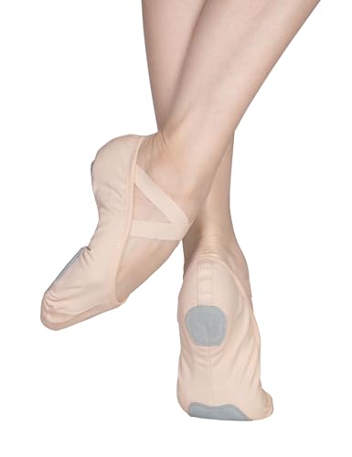 Ballet Shoes for Women - Dance Slippers in Nude 5.5