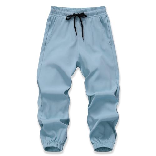 Lightweight Baby Hiking Pants - Quick Dry Jogger Sweatpants 4T L.Blue