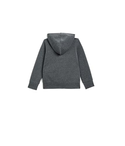PUMA Boys' Essential Logo Zip Hoodie Medium Charcoal Heather Kids Fleece Sweatshirt