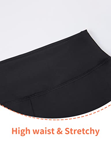 Ice Skating Pants for Girls - High Waist Leggings 14-16 Years / Black