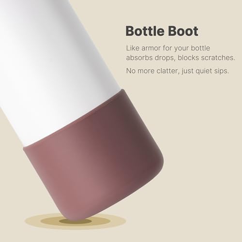 Silicone Boot for 18/24 oz Owala FreeSip Twist Water Bottle - Reddish Brown