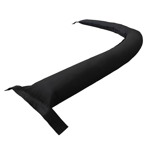 Warmoon 10ft Self-Absorbing Flood Barriers - Ideal for Home Doorways, Garage Floors & Commercial Entrances, Quick Water Activation (10ft (Pack of 1))