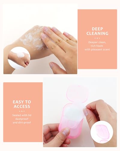 240 Sheets Portable Paper Soap for Travel & Outdoor Use