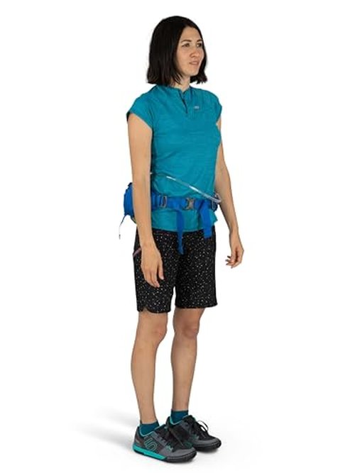 Osprey Seral 7L Biking Waist Pack with Hydraulics Reservoir for Men and Women, Black