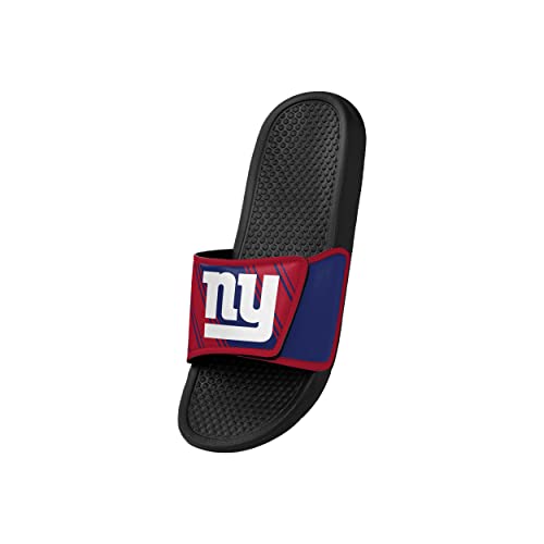 Youth NFL Logo Sport Shower Slide Flip Flop Sandals - New York Giants 4-5 Big Kid