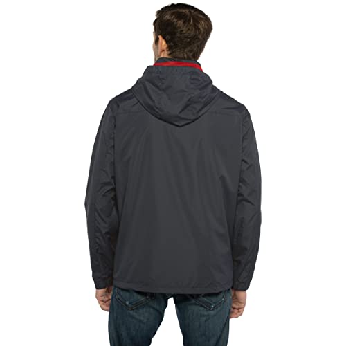 Men's Lightweight Packable Hooded Wind Jacket - Ohio State Buckeyes X-Large