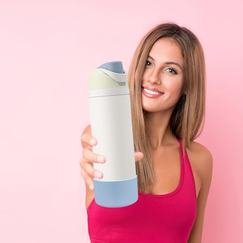 Silicone Boot for Owala FreeSip Water Bottle - Chambray/Pink Dusk