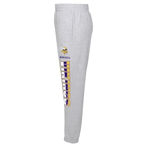 NFL Youth Minnesota Vikings Fleece Joggers - Team Logo Pants