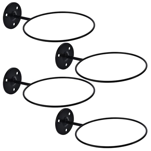 Wall-Mounted Sports Ball Holder - Heavy-Duty Metal Rack for Basketball, Soccer, Volleyball