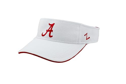 Alabama Crimson Tide Golf Visor Hat - Adjustable Velcro Cap