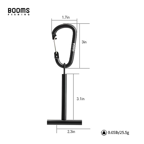 Fly Fishing Tippet Spool Holder 2 Pack - Black Aluminum