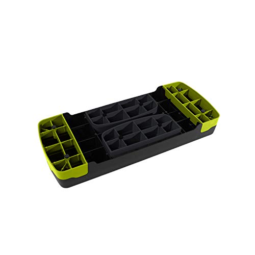 Compact Aerobic Step Platform - Adjustable Height, Black/Yellow