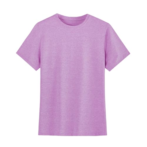 Quick Dry Sport T-Shirts for Girls, Kids & Teens - Light Purple, Age 14-16