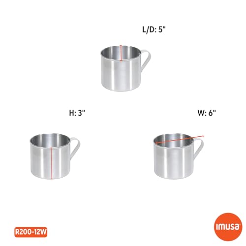 1.25-Quart Aluminum Mug for Camping and Stovetop Use - 40 Ounces