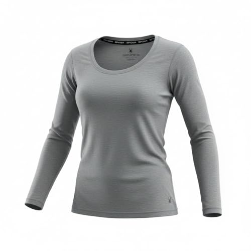 Spyder Women's Micro French Terry Long Sleeve Crew Neck Base Layer