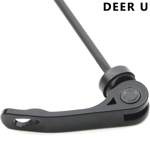 Mountain Bicycle Wheel Skewers Quick Release Axle - Black