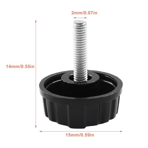 5Pcs Fishing Reel Handle Screw Caps - Universal Replacement Parts