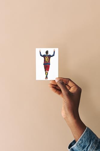 Soccer Player Vinyl Sticker Set - Waterproof Decals for Laptops & Bottles