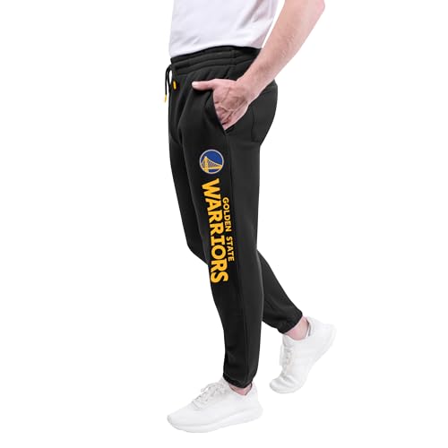 NBA Golden State Warriors Jogger Sweatpants - Large - Black