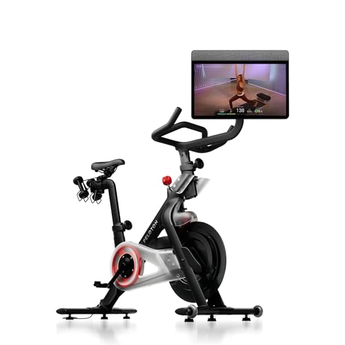 Cross Training Exercise Bike with HD Swivel Screen for Home