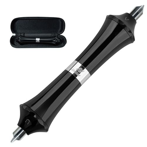SANDIAN Golf Club Groove Sharpener, Dual Blade Carbide SKD11 with Case