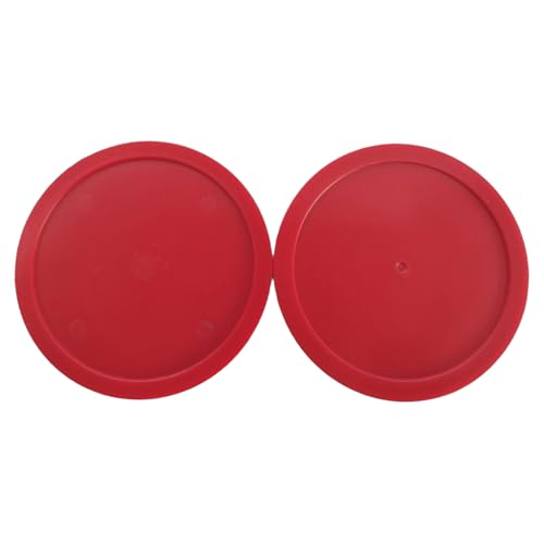 Air Hockey Pucks Set of 2 - 3.25-Inch Heavy-Duty 7mm Thick