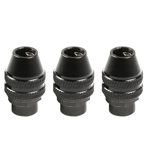 3-Pack 4486 Quick Change Multipro Keyless Chuck Compatible with Dremel Rotary Tools Model 395 3000 4000 4300 8220 3000 7300