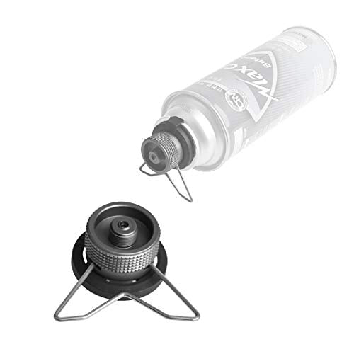 Butane Canister Adapter with Safety Stand - EN417 Lindal Valve Z10