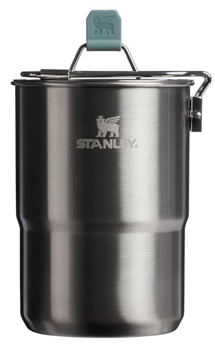Stanley 4-Piece Camping Cookware Set with Insulated Cups & Locking Handle