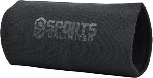 Adult Triple Wrist Coach - Football & Baseball Wristbands - Black