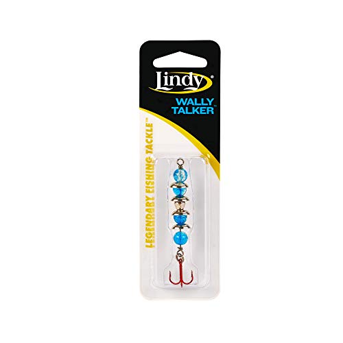 Wally Talker Ice Fishing Lure for Walleye - 1/4 oz Blue