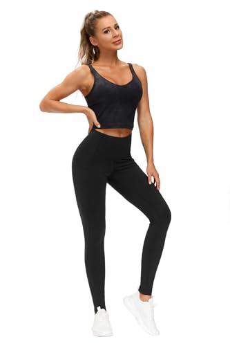 High Waist Yoga Pants for Women - Tummy Control, Squat-Proof