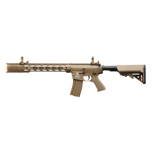 Airsoft M4 SPR Interceptor AEG - Tan Polymer, 1000 Rds BBS
