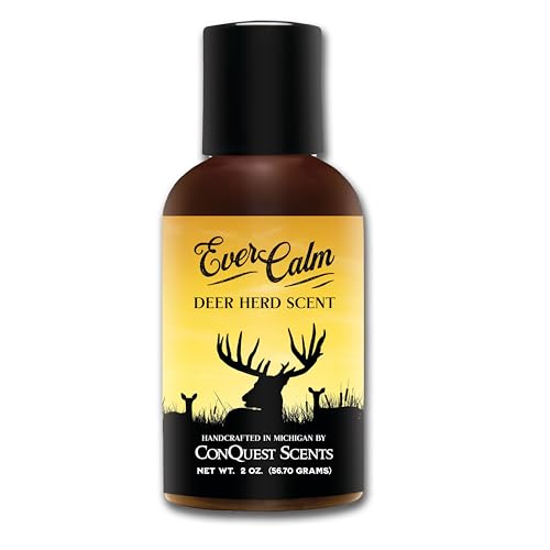 Conquest Scents EverCalm Deer Herd Scent Liquid - Natural Deer Attractant for Hunting