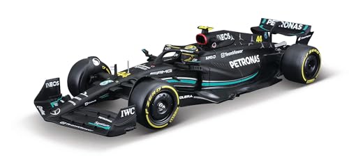 Die-Cast Formula 1 Race Car Model - Mercedes W14 #44 with Driver