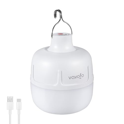 Rechargeable 20W LED Camping Lantern - 1200LM Portable Light, White