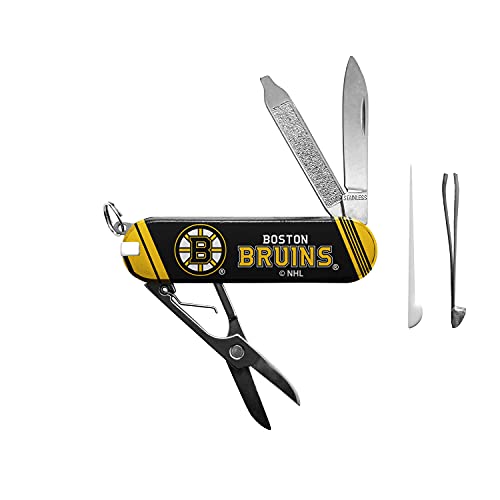 7-Piece Pocket Multi Tool Set - Stainless Steel - Boston Bruins