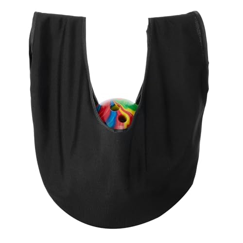 Bowling Ball Polisher Bag with Seesaw Cleaning Motion - Black