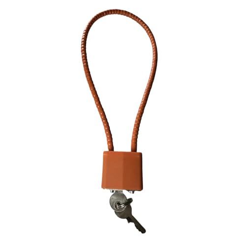 15-Inch Cable Gun Lock, Keyed Different Firearm Security - Red