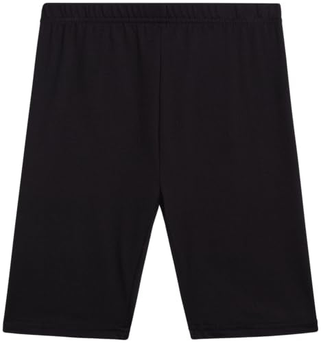 Girls 3-Pack Super Soft Athletic Biker Shorts - Black/Tan/Grey, 7-8