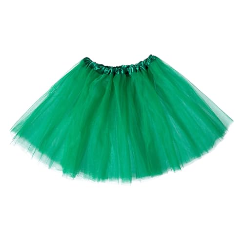 Green Tulle Tutu Skirt for Women & Big Girls - One Size