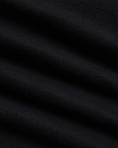 Boys Soft Fleece Pullover Hoodie - Cozy Graphic - Black Midnight / 8