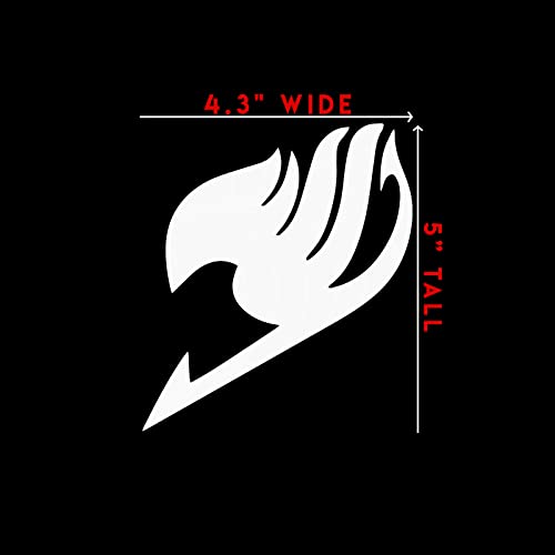 Fairy Tail Sticker Decal - 4" x 5" Vinyl for Indoor & Outdoor Use